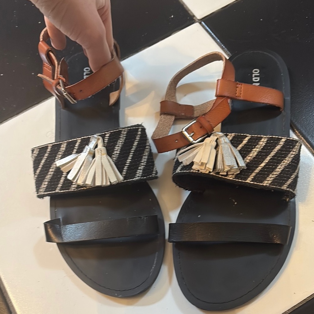 Old Navy Sandals with tassels